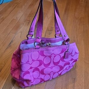 Coach Pink Shoulder Bag